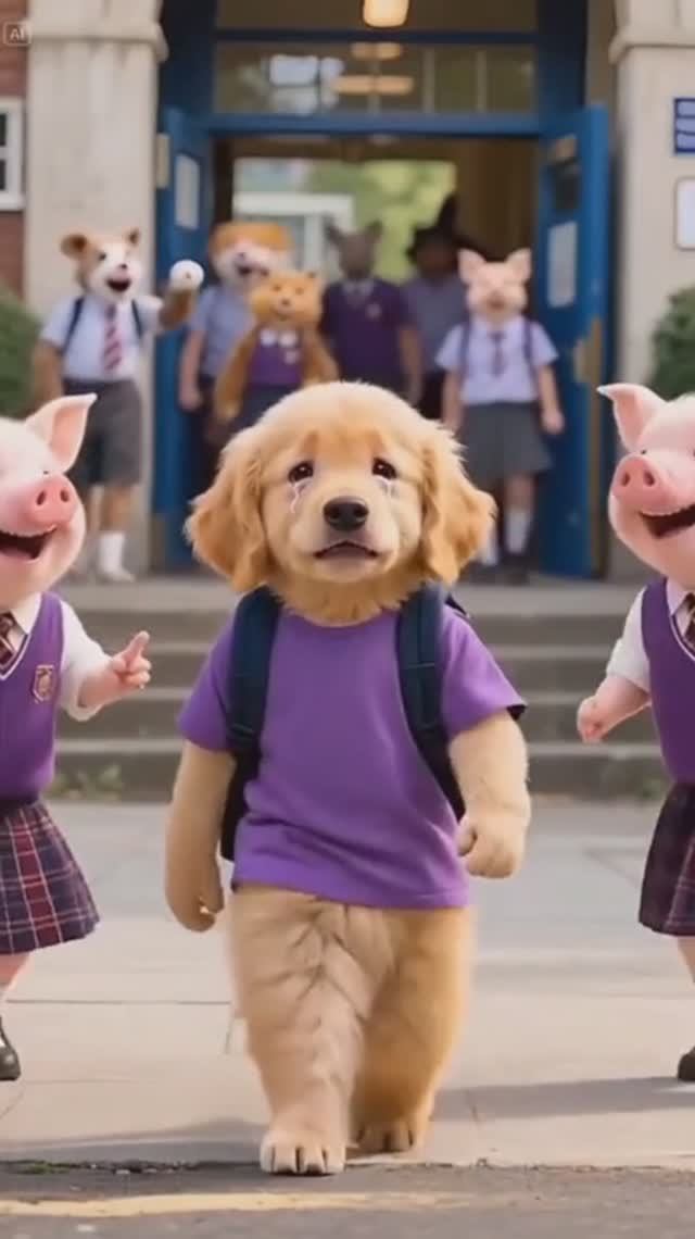 Ии показал как Кот Богатеет и спасает Щенка смотреть онлайн