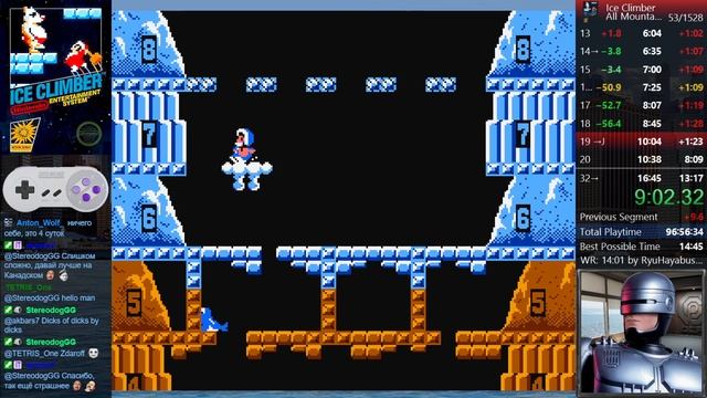 Ice Climber Any% 32 Горы Спидран PB 16:22 смотреть онлайн