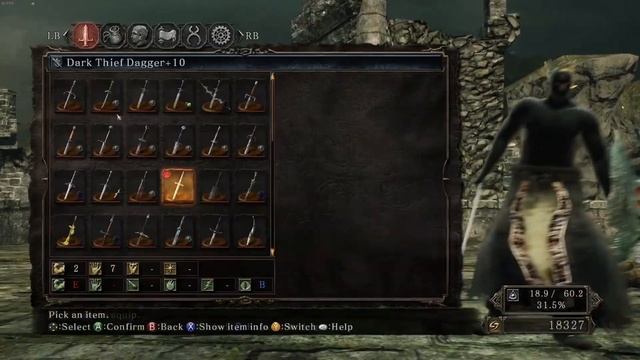 Прямые мечи в ПВП Dark Souls II: Scholar of the First Sin смотреть онлайн