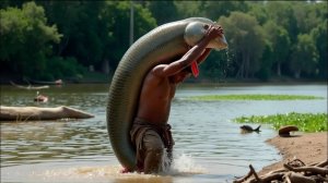 Его чешуя пробивает Металл и 3 метра Брони_ пираньи в ужасе убегают от Этой Рыбы!