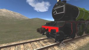Train and rail yard  simulator-замер скорости паровозов