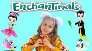 Энчантималс Зимняя Коллекция Танцы на Льду Enchantimals Фигурное Катание / Pretty Katy Queen