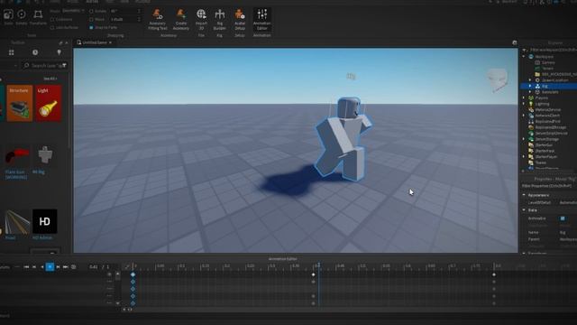 СВОЯ АНИМАЦИЯ ХОДЬБЫ | Roblox Studio смотреть онлайн