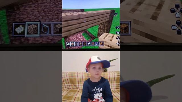 Быстрый дом за 5 минут (minecraft)