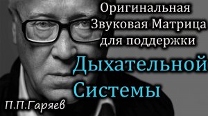 🔹 Оригинальная звуковая матрица П.П. Гаряева для поддержки и очищения лёгких.