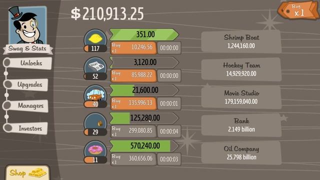Adventure Capitalist Прохождение #1 смотреть онлайн