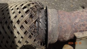 Замена оригинального резонатора на неоригинал (CBD.120.004) в Серой Весте