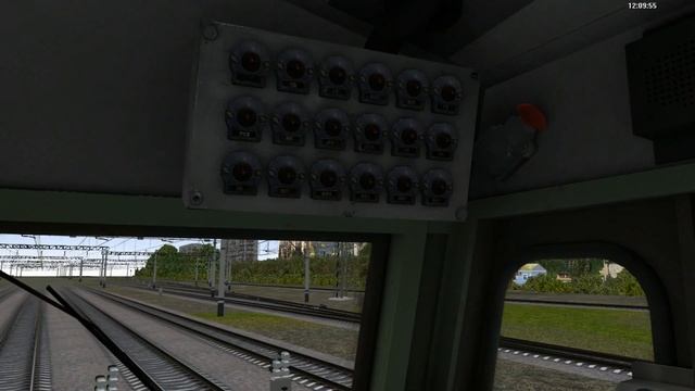 Запуск ВЛ80С в RTRAINSIM.