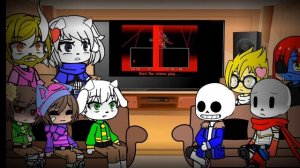 Реакция андертейл на "сделка со смертью"// undertale au