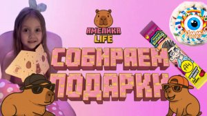 Собираем подарок в сад и на танцы , торт из капибар , А4, таба-лапки #топыкатегорий