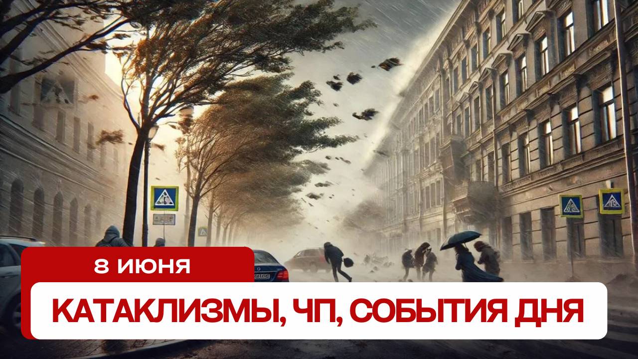 Катаклизмы за день 08.06.2025. Новости, ЧП, события дня смотреть онлайн