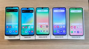 SAMSUNG GALAXY A06, A16, A26, A36, A56 - СРАВНИЛ ВСЮ А-СЕРИЮ!