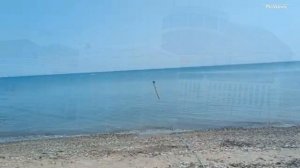 Лермонтово Туапсинский район Краснодарский край Центральный пляж сегодня 8 июня 2025. Море, погода