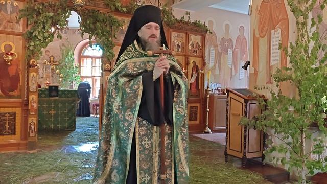 Проповедь игумена Климента в день Праздника Святой Троицы.mp4 смотреть онлайн