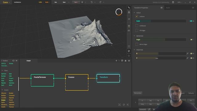 Как БЫСТРО делать ЛАНДШАФТ в Gaea и Unreal Engine 5 | Уроки для н
