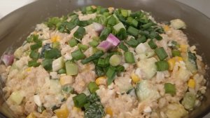 Салат с тунцом