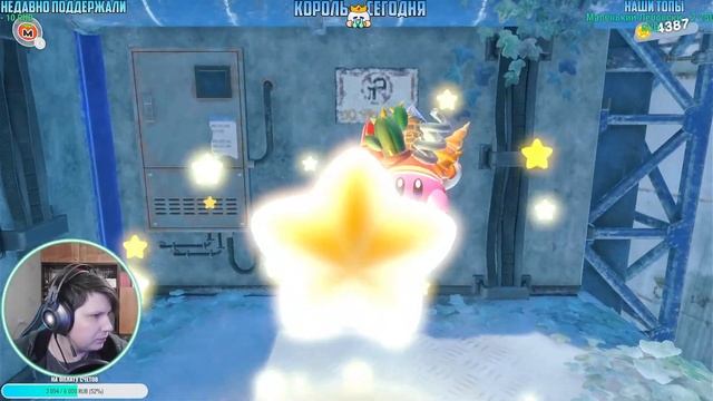 Kirby And The Forgotten Land Прохождение #4 Зима! Кавайный Стрим!