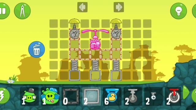 ИГРАЕМ В BAD PIGGIES! смотреть онлайн