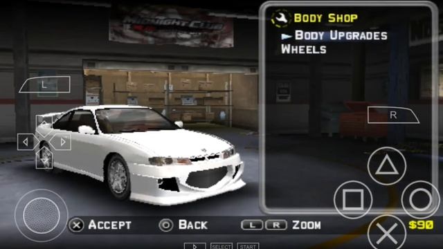 Тест Midnight Club LA Remix на слабом ведре, PPSSPP