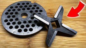 Как быстро и легко заточить нож для мясорубки "электрическая и ручная" в домашних условиях!