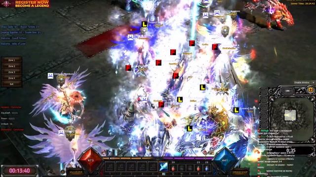 Mu Online - ФАНТАСТИЧЕСКИЙ МИР | ЗАХВАТ ЗАМКА | У НИХ ПРОБЛЕ? смотреть онлайн