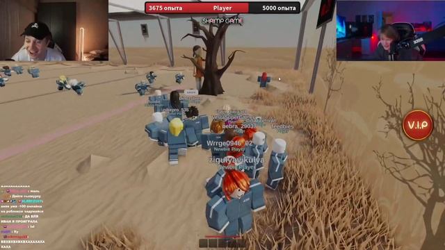 АНЕК И ДИПИНС ИГРАЮТ В ИГРУ В КАЛЬМАРА В РОБЛОКСЕ! смотреть онлайн