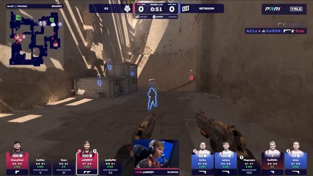 [ХАЙЛАЙТЫ] G2 Esports vs BetBoom Team | BLAST BOUNTY S1 - Четвертьфинал смотреть онлайн