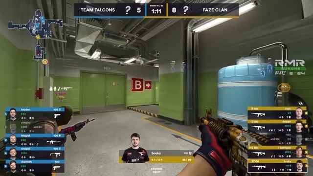 S1MPLE РАЗНОСИТ FAZE!! FALCONS Vs FAZE!! СИМПЛ ХОЧЕТ ВЫИГРАТЬ МАЖОР!
