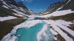 Озеро Длинное. Хибины. fpv.