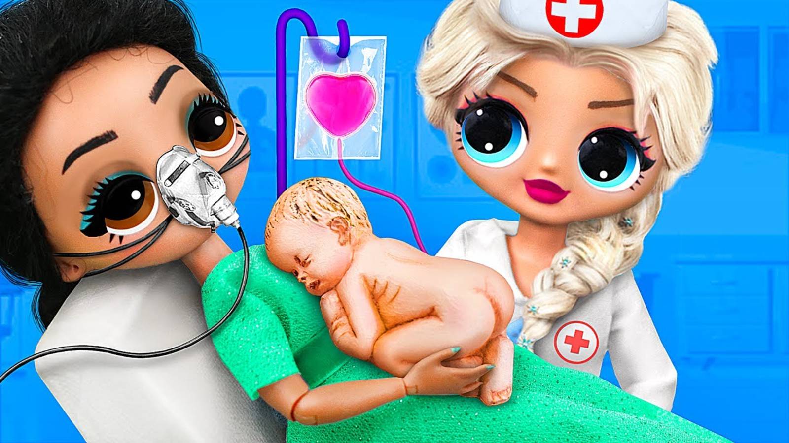 ЛОЛ в больнице! 11 лайфхаков и поделок для кукол смотреть онлайн