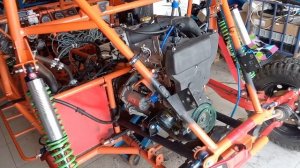 Делаю спортивный ЭУР, установка двигателя вместе с женой