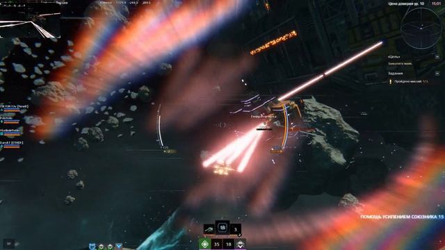 ▶Star Conflict. Империя: Achilles(Штурмовик: Ударный). 9 ранг. #22 смотреть онлайн