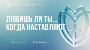 Любишь ли ты когда тебя наставляют? | Олег Шейда
