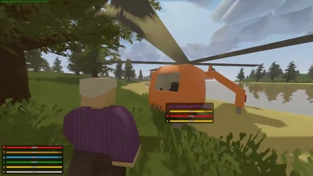 Как летать на самолёте/вертолёте в Unturned ТУТОРИАЛ!