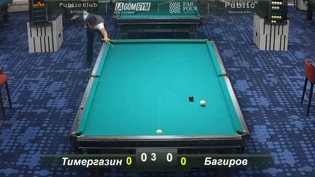 Тимергазин - Багиров 10 СТОЛ | кубок БК "Public club billiards" | 29.04 смотреть онлайн