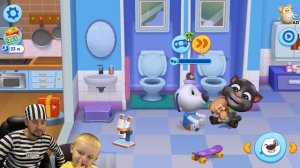 Talking Tom and Friends - Тимурчик ухаживает за питомцем Говорящ?