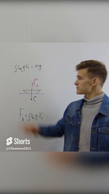 Почему не тонут корабли? Сила Архимеда смотреть онлайн