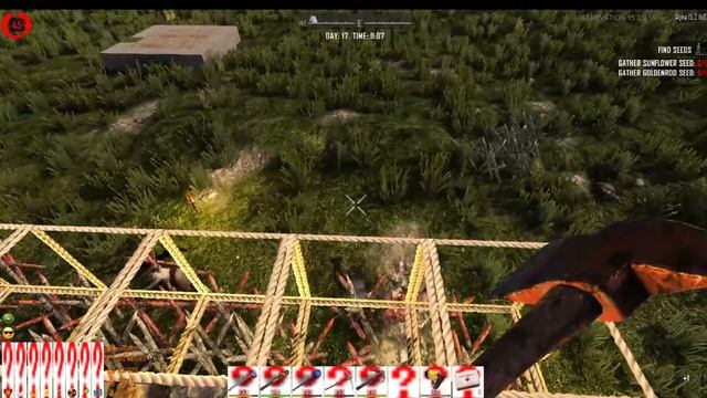 7 Days To Die MOD STARVATION режим INSANE (18+) #13 Новое обновление , баги