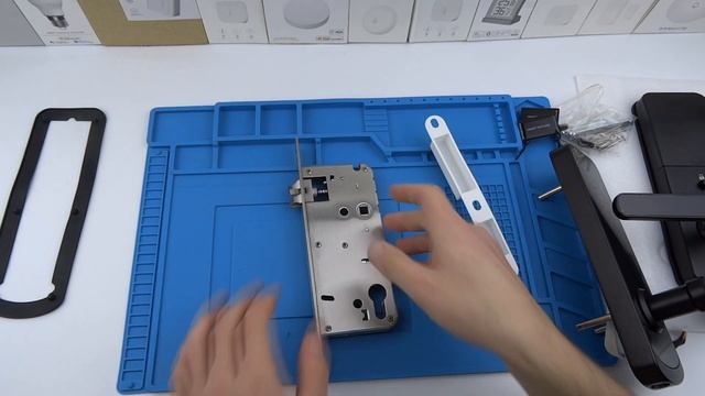 Умный входной замок с отпечатком пальца биометрический для Tuya от Zemismart WiFi ЧАСТЬ 1 распаковка смотреть онлайн