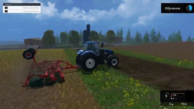 Урок 5: Культивация Farming Simulator 2015 смотреть онлайн