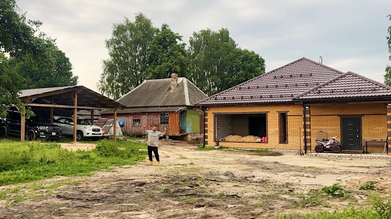 Сутки не спал но работу доделал. Навес готов. Пересадка века. Что из это получится смотреть онлайн