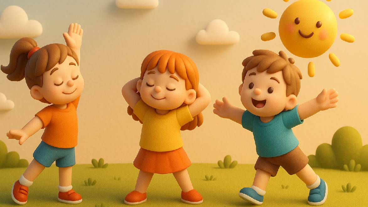 Утро | Зарядка | Спорт | Лето | Отдых | Каникулы | Гимнастика | Садик | Клип | Песня | Дети | Студия смотреть онлайн