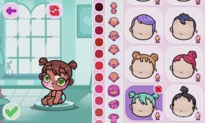 Создание персонажей Авроры и Ксюши в Avatar World