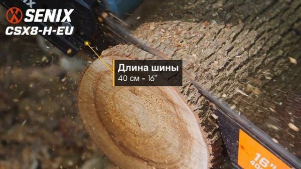 SENIX CSX8-H-EU Пила цепная аккумуляторная