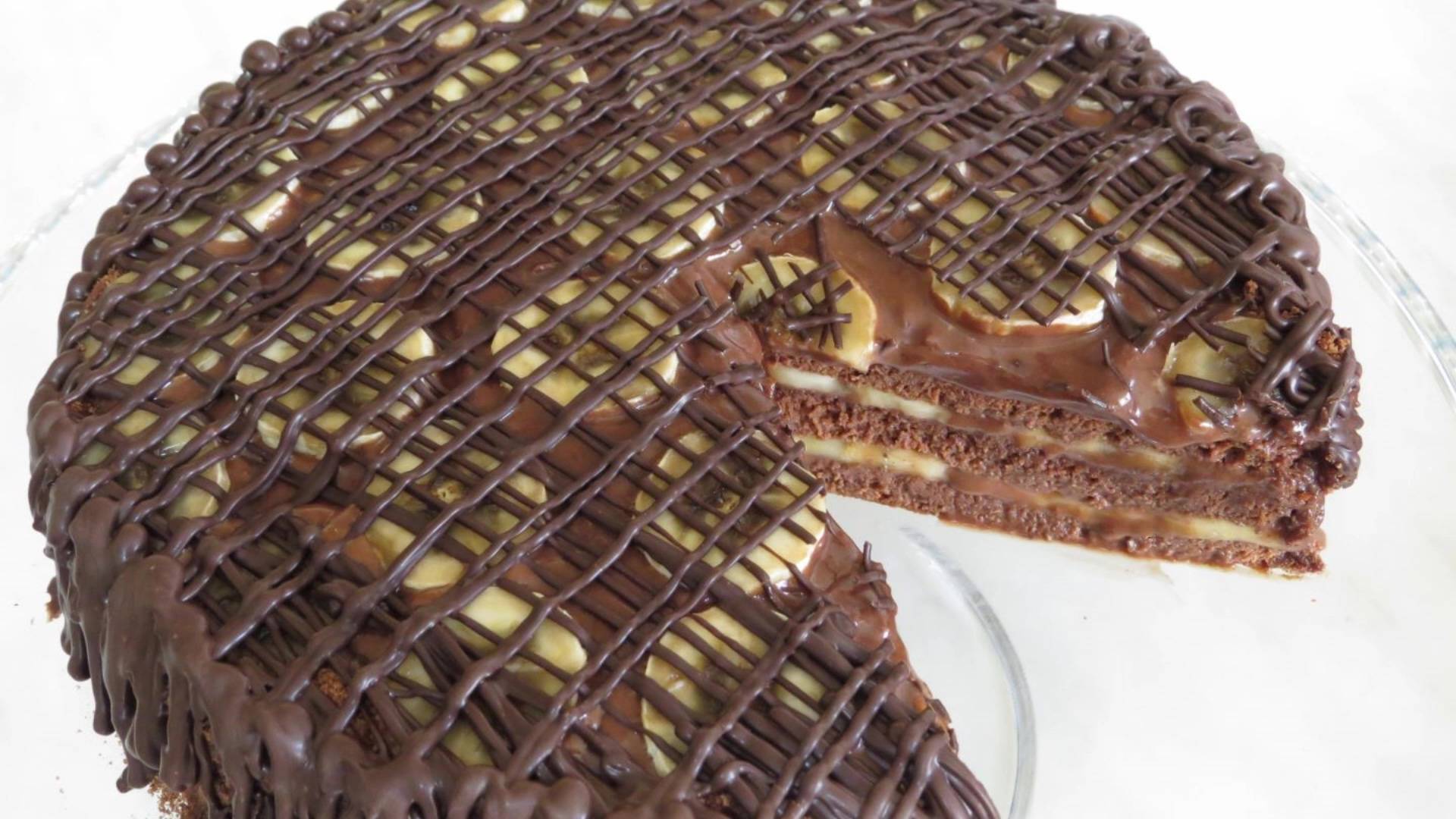 Торт ШОКОЛАДНЫЙ БАРХАТ БЕЗ ДУХОВКИ! НА СКОРУЮ РУКУ! КРЕМ ПЯТИМИНУТКА! смотреть онлайн