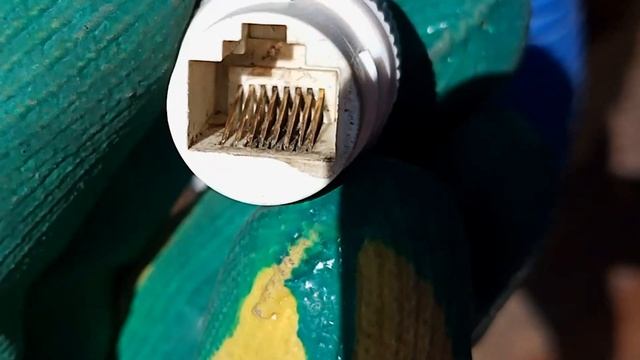 Негерметичный разъем сгорела IP камера