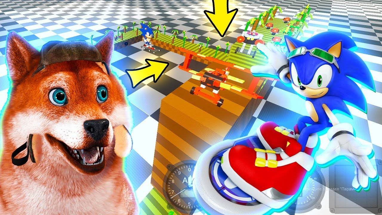 Пройди путь соника, чтобы выжить в Brick Rigs! Лего битва построек и выживание в брик ригс! смотреть онлайн