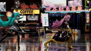 Miku Hatsune & Luka Megurine - World's End Dancehall 4K