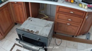 Установка нового газового духового шкафа | монтаж новой модели на место старой.