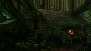 Заставка для телевизора дождь HD